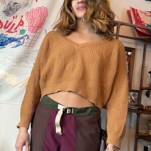 Knitted Camel Sweater